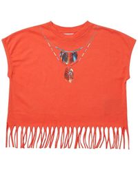 Marcelo Burlon - Marcelo Burlon County Of Milan Top With Bangs - Lyst