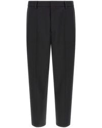 Jil Sander - Technical Gabardine Trousers - Lyst
