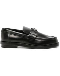 McQueen - Seal Logo Plaque Loafers - Lyst