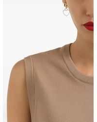 Dolce & Gabbana - Stud Earrings With Hearts And Dg Logo - Lyst