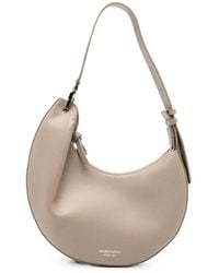 Emporio Armani - Medium Leather Hobo Bag - Lyst
