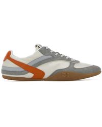 Miu Miu - Lace Up Sneakers - Lyst