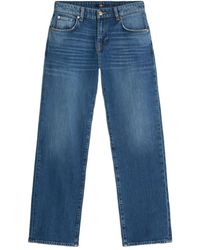 Seven7 - Straight Leg Blue - Lyst