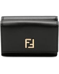 Fendi - Ff Mini Trifold Wallet - Lyst