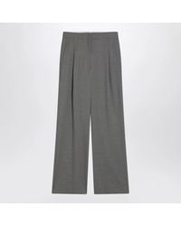 Loulou de Saison - Wide Wool Pants - Lyst
