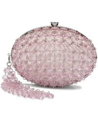 Self-Portrait - Clutch With Crystals - Lyst
