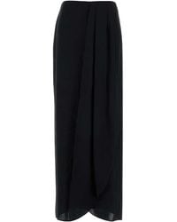 Maison Margiela - Satin Skirt - Lyst