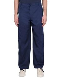 KENZO - Cargo Pants With Waist Belt - Lyst