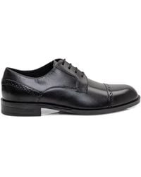 BOSS - Leather Dress Shoes - Lyst