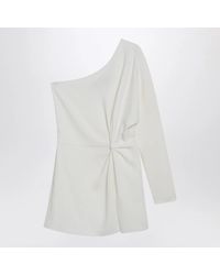 Valentino - Ivory One-Shoulder Top - Lyst