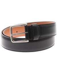Tod's - Leather Square Buckled Belt - Lyst