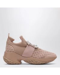 Roger Vivier - Viv' Run Trainers With Crystals Collant-Coloured - Lyst