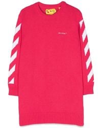 Off-White c/o Virgil Abloh - Rubber Arrow Knit Dress - Lyst