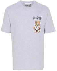 Moschino - Teddy Bear Logo T-Shirt - Lyst