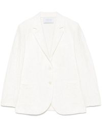 Harris Wharf London - Cotton Blend Blazer Jacket - Lyst