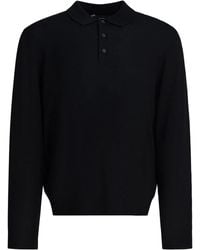 Vince - Merino Wool Polo Shirt - Lyst