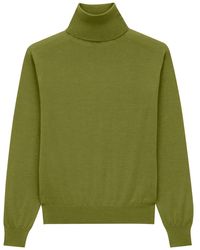 Saint Laurent - Cashmere, Wool And Silk Turtleneck Pullover - Lyst