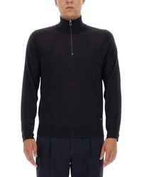 Paul Smith - Ps Paul Smith Jersey With Logo Embroidery - Lyst