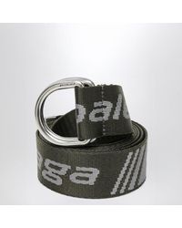 Balenciaga - Khaki D-Ring Belt With Loop Sports Icon Motif - Lyst