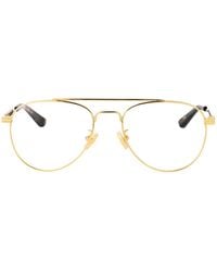 Bottega Veneta - Metal Optical Glasses - Lyst