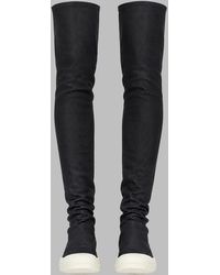 Rick Owens - Sculpted Leather Boots - Lyst