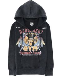 DSquared² - Sweatshirt With Print Cotton Sweatshirts - Lyst