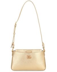Dolce & Gabbana - Dolce & Gabbana Laminate Leather Shoulder Bag - Lyst