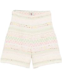 Bye - Cotton Blend Shorts - Lyst