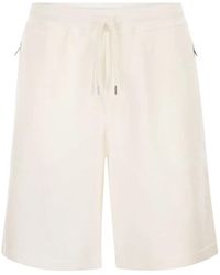 Brunello Cucinelli - Techno Cotton Fleece Bermuda Shorts - Lyst