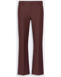 Max Mara - S Max Mara Umanita Trouser Bordeaux - Lyst