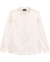 Emporio Armani - Silk Shirt - Lyst