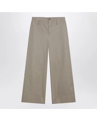 McQueen - Cotton Gabardine Chino Pants - Lyst