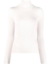 Courreges - Courregès Re-Edition Rib Knit Mockneck Sweater - Lyst