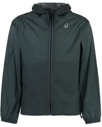 K-Way - Cleon Hooded Nylon Jacket - Lyst