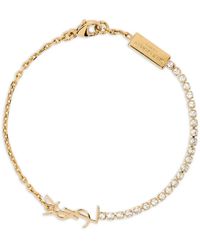 Saint Laurent - Cassandre Charm Bracelet - Lyst
