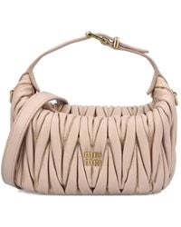 Miu Miu - Matelassé Nappa Leather Pouch - Lyst