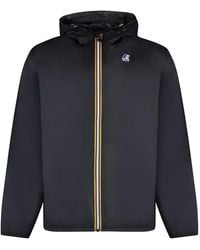 K-Way - Claude Hooded Nylon Jacket - Lyst