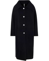 Liviana Conti - Wool Polyamide Coat - Lyst