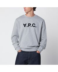 A.P.C. - Standard Grand Vpc Cotton Sweatshirt - Lyst