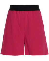 MSGM - Wool Bermuda Shorts - Lyst