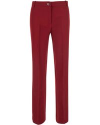 Pinko - Crepe Polyester Pants Rio - Lyst