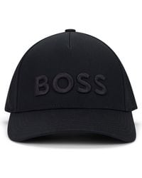 BOSS - Cotton Cap With Embroidered Logo - Lyst