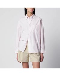 DUNST - Striped Cotton-Blend Shirt - Lyst