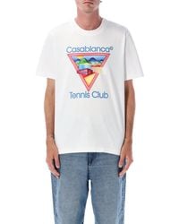 CASABLANCA - Relaxed-Fit Graphic Print T-Shirt - Lyst