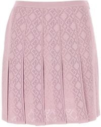 Givenchy - Viscose Blend Skirt - Lyst