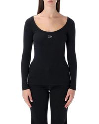 DIESEL - Bal Ribbed Long-Sleeve Top - Lyst