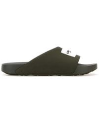 Givenchy - Army Rubber Label Slippers - Lyst