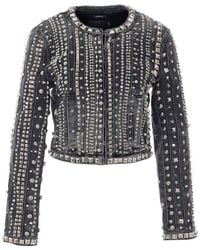 R13 - Studded Hook Denim Jacket - Lyst