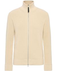 MM6 by Maison Margiela - Cotton Zip-Up Sweater - Lyst