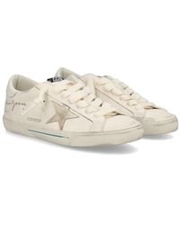 Golden Goose - Super Star Half Foxing Leather Sneakers - Lyst